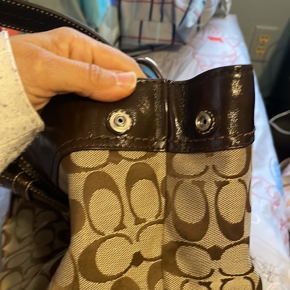 Amazing Vintage Coach Bag w/ brand new matching wristlet - Picture 12 of 16